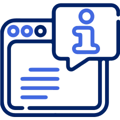 Display monitor with information bubble representing xLocums' expertise in providing specialized clinicians for hospitals' unique needs.