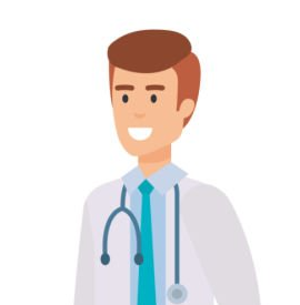 Smiling doctor in a white lab coat with a stethoscope, representing a candidate for locum tenens jobs.